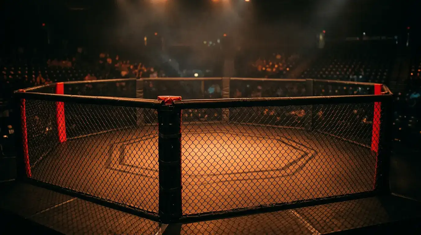 Octagon-inspired dashboard visualisation of UK UFC betting markets
